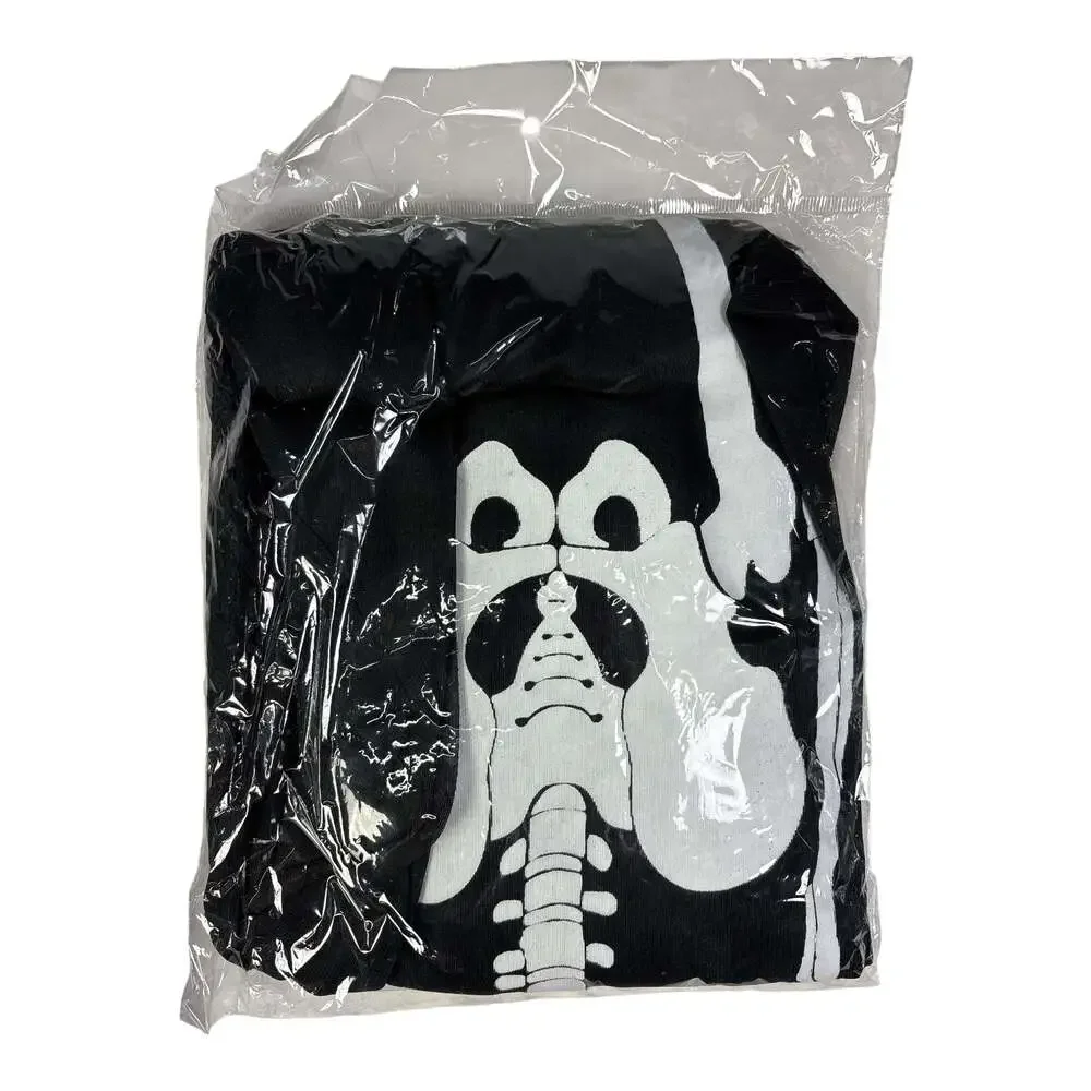 Skeleton Child 2T-3T Halloween Costume Cloak Poncho Party Outfit 90cm 35